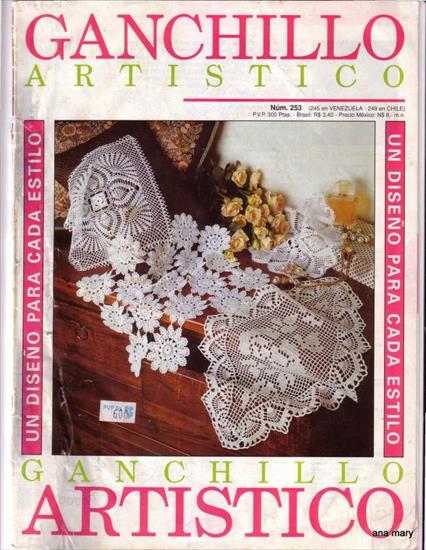 różne wzory na szydełku czasopisma - Ganchillo Artistico Nr 2531.JPG