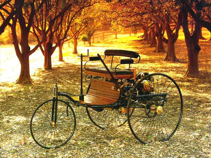 Stare samochody - 1885 Carl Benz First Car, the Patent.jpg