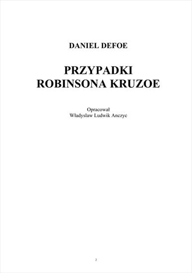 Przypadki Robinsona Kruzoe - Przypadki Robinsona Kruzoe - Defoe Daniel.jpg