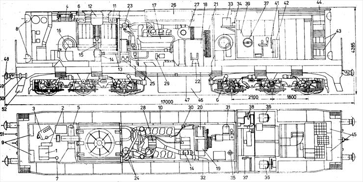  Schematy i rysunki techniczne taboru kolejowego - SM31 - Rozmieszczenie urządzeń.gif