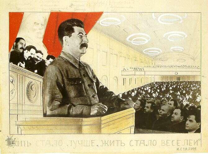 Zdjęcia i plakaty z czasów komuny - stalin_propaganda2.jpg